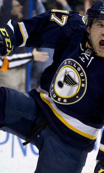 Red-hot Blues rally to beat Lightning 2-1 in overtime